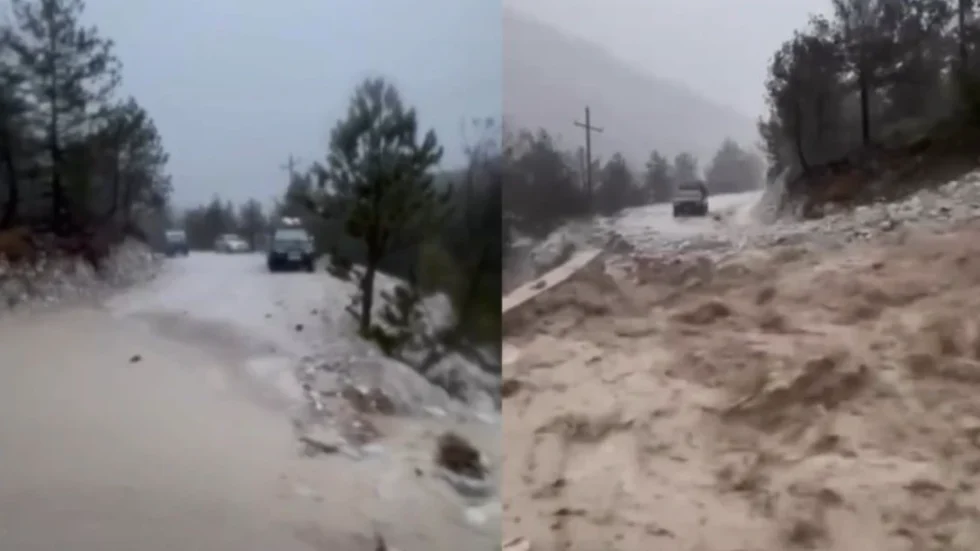 Stuhitë dhe rrebeshet bëjnë NAMIN në këtë qytet të vendit: Uji vërshellen në rrugë, 9 persona…