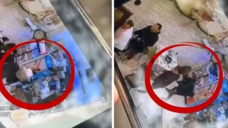 Autori i drejton a*mën në një lokal/ Dalin PAMJET e pl*gosjes së “Guccit” (Video)