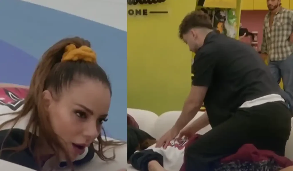 Hygerta Sako gjen qetësi në BigBrother! Banori nis t’i bëjë masazh, moderatorja: Më këpute në… (Video)